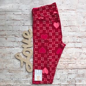 ❤️2 for $16❤️Lularoe Valentines Leggings Heart TC